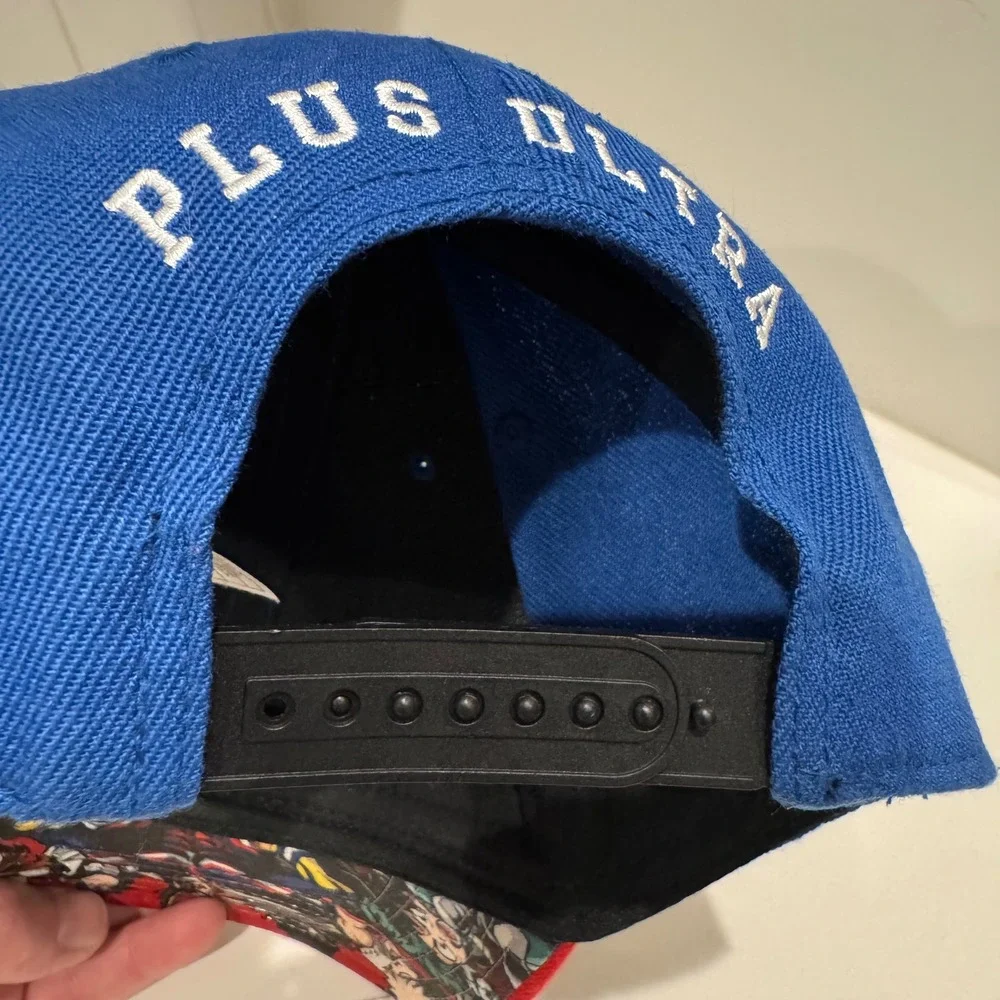 My Hero Academia UA High Snapback Hat Blue Red Plus Ultra Anime Cap RN115665